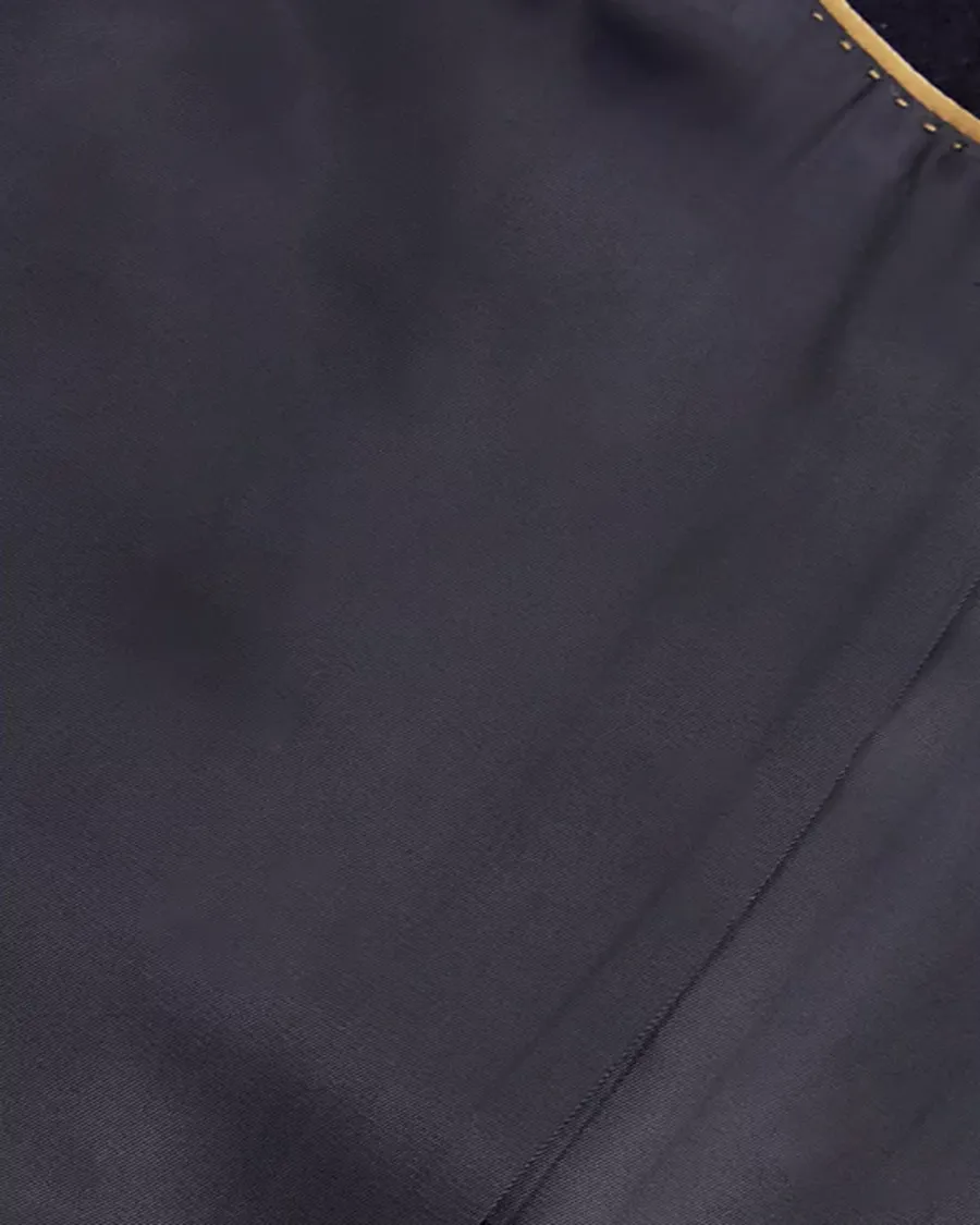 Flap Pockets at Front Wool Coat