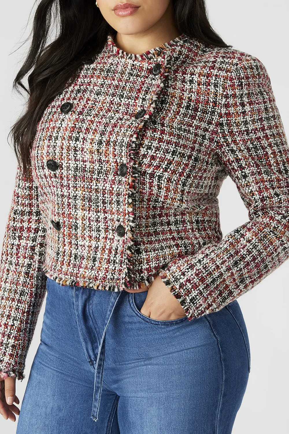 JACKET RED MULTI
