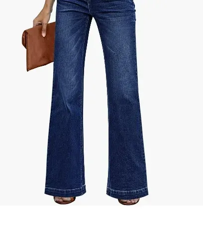 Button Up Roll Hem Low Waist Straight Leg Jeans