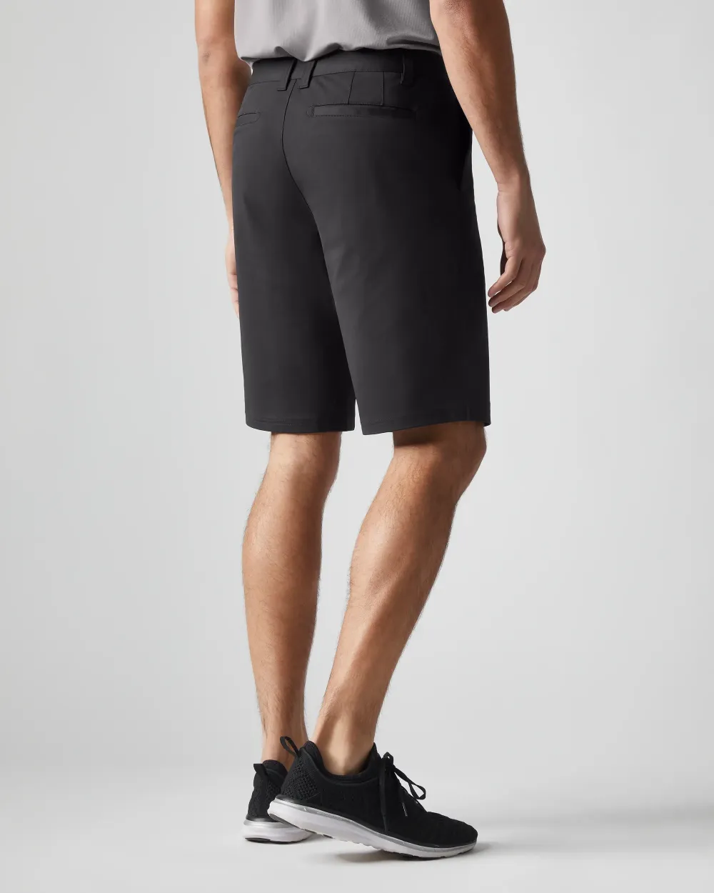 Earth Brown Elastic - Waist Men's Shorts