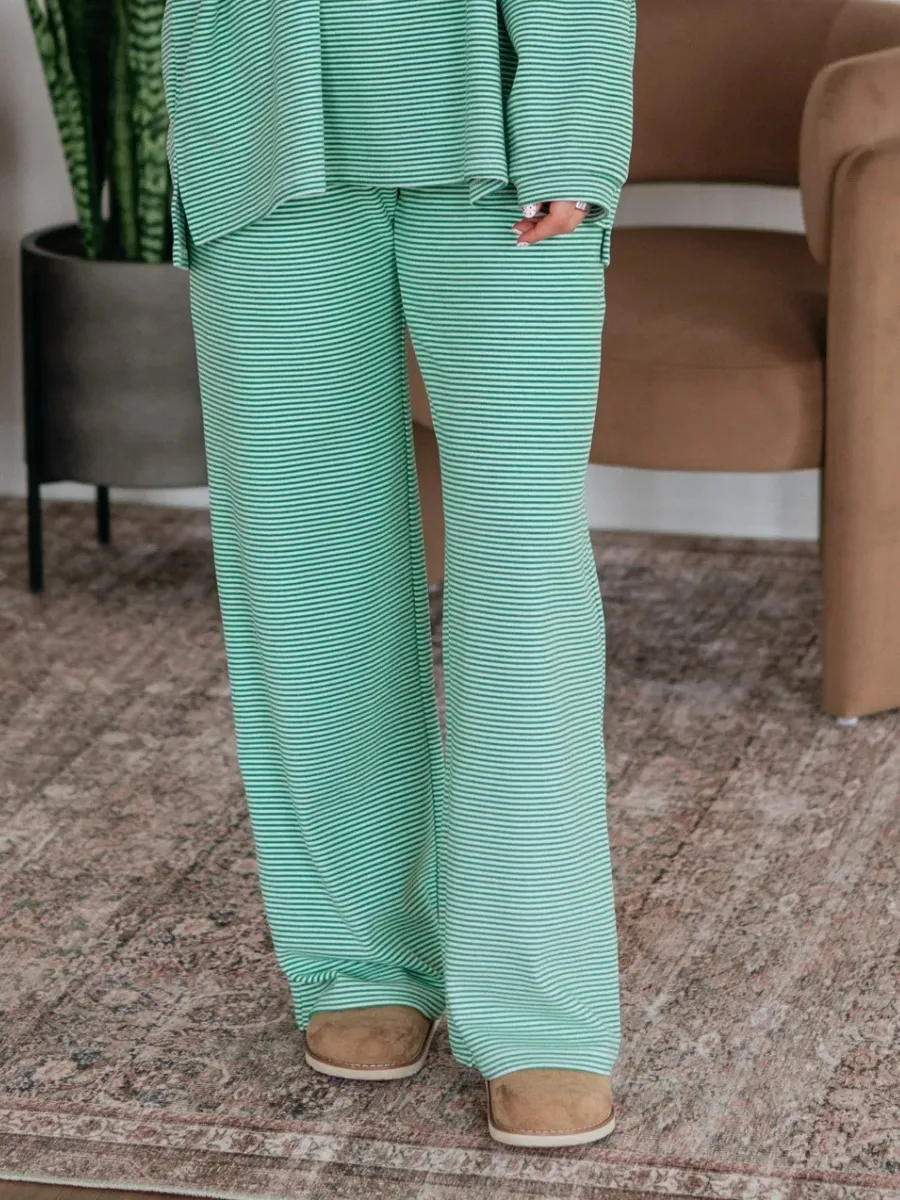 Relaxed Fit Striped Pants