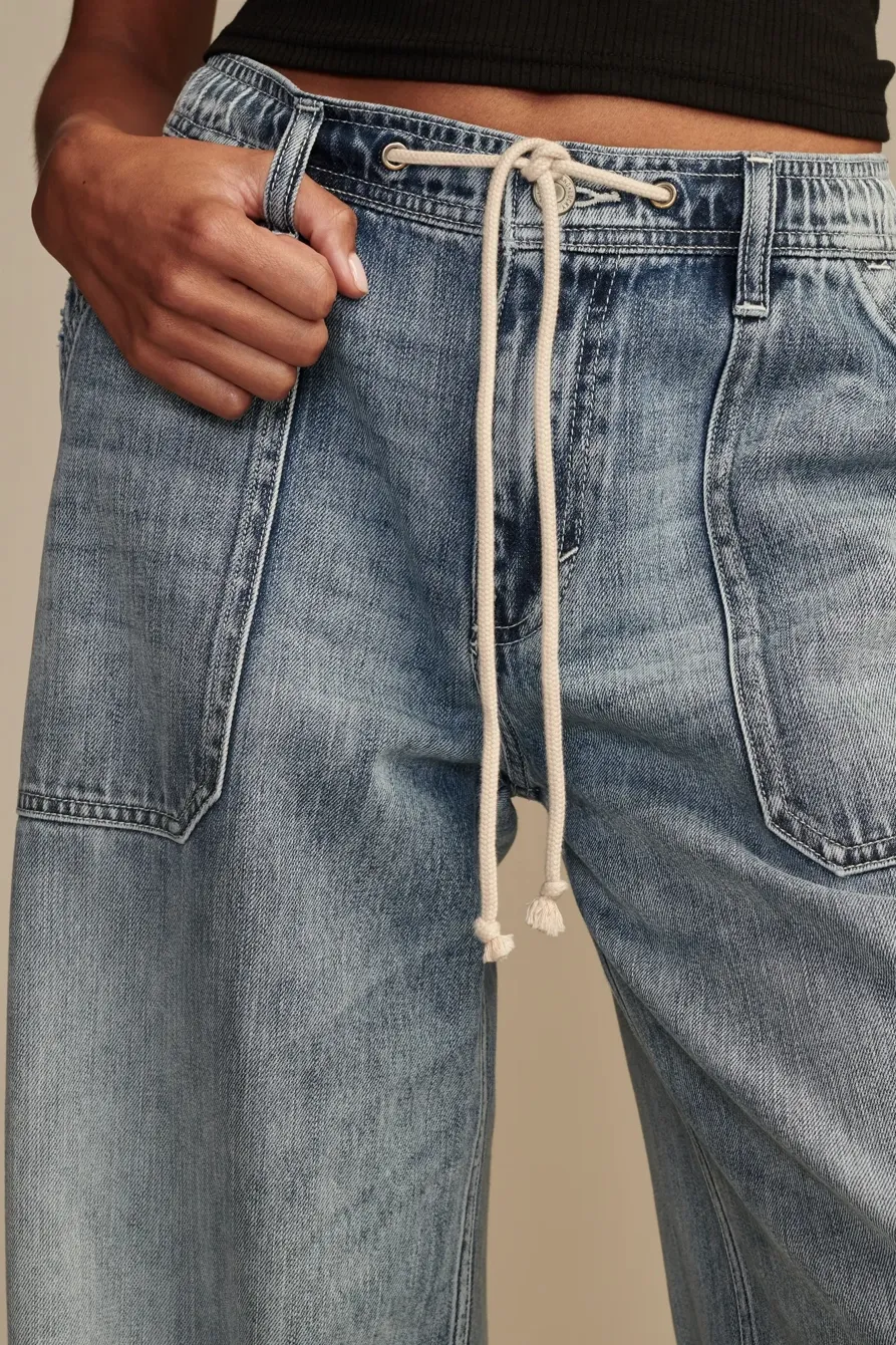 Patch Pocket Pull On Jean