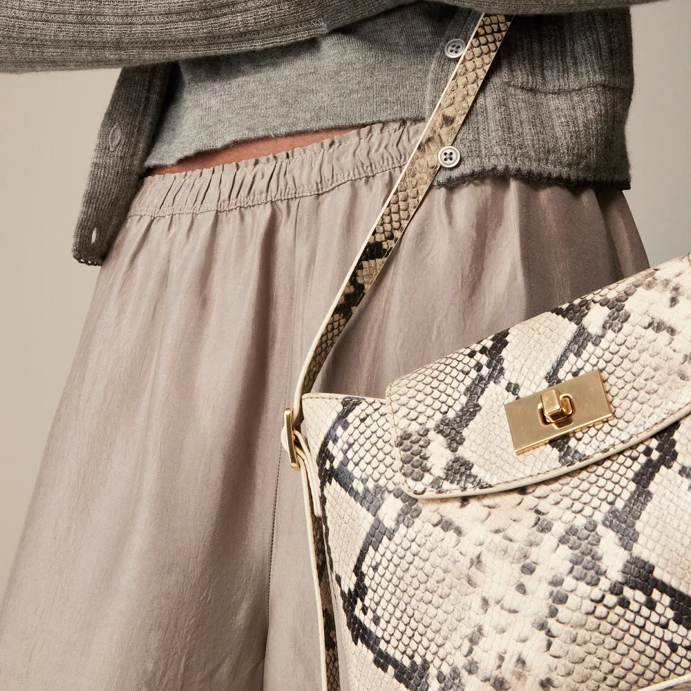 Stratus Pant in Textured Satin