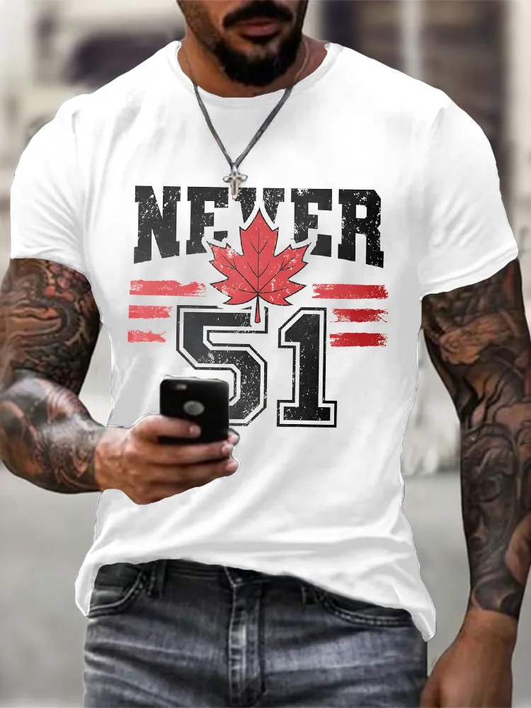 Men'S Never Be The 51st State T-Shirt