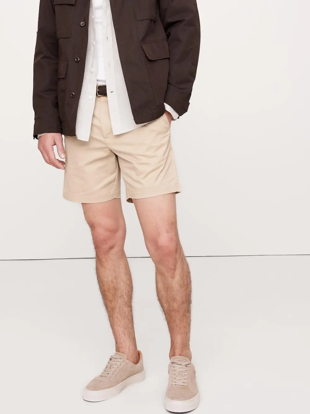 Men's Casual Mid-Rise Cotton Shorts