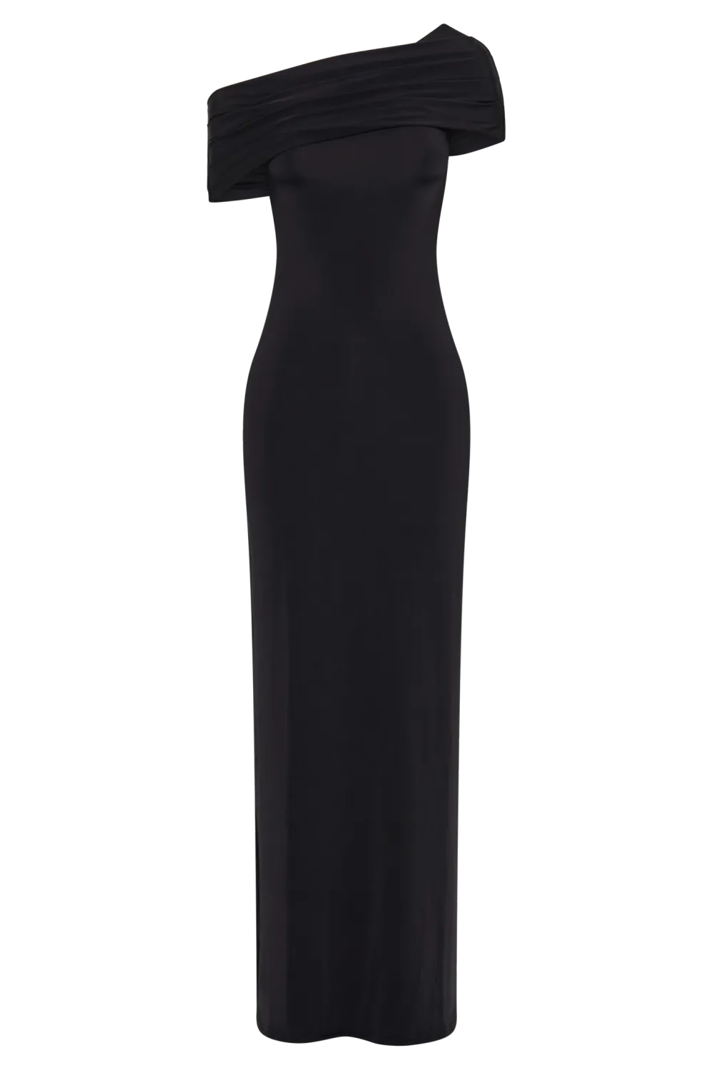 Off Shoulder Slinky Maxi Dress