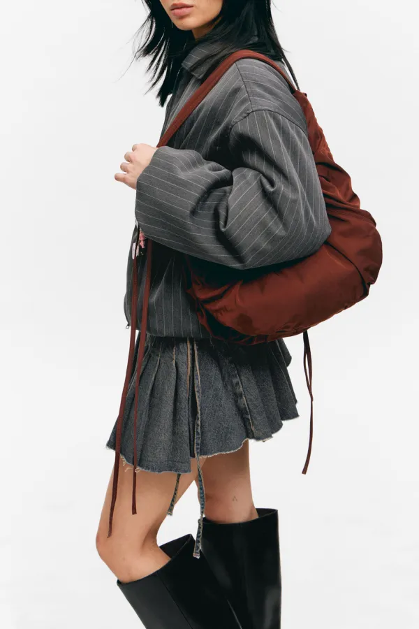 Striped Zip Up Jacket