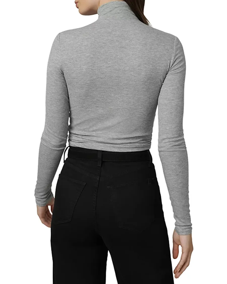 Elegant Style Long Sleeves Turtleneck Top