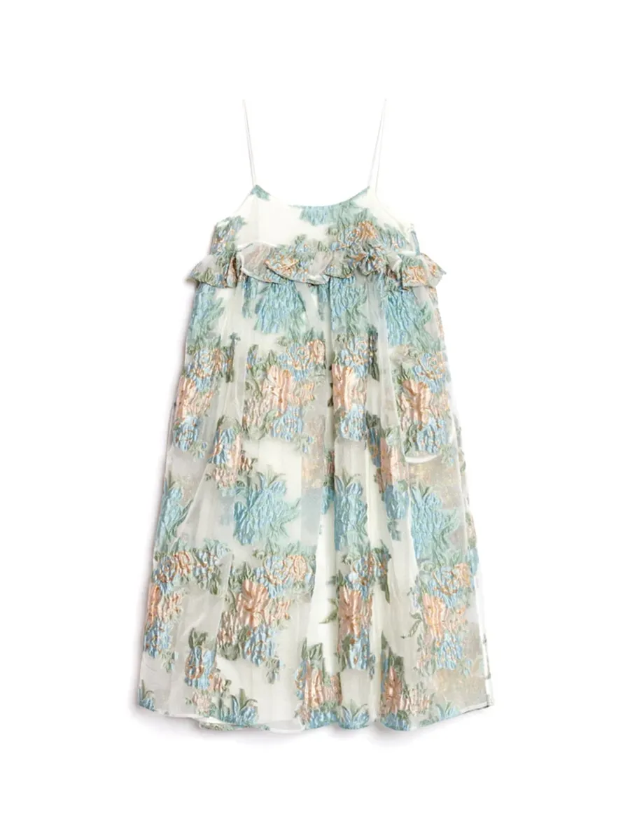 Classics Flower Jacquard Dress