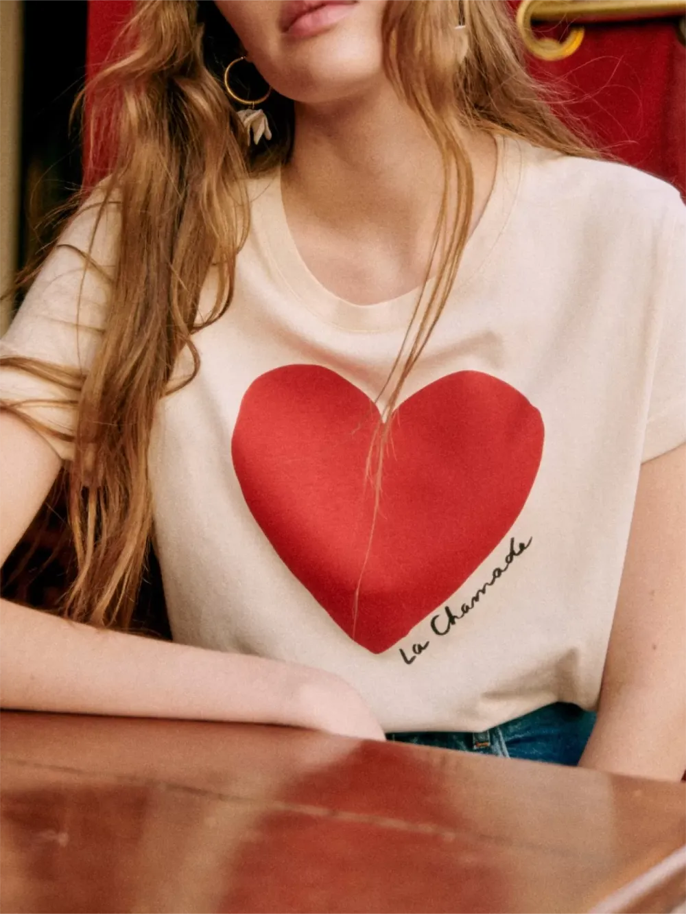 Heart Pattern T-shirt