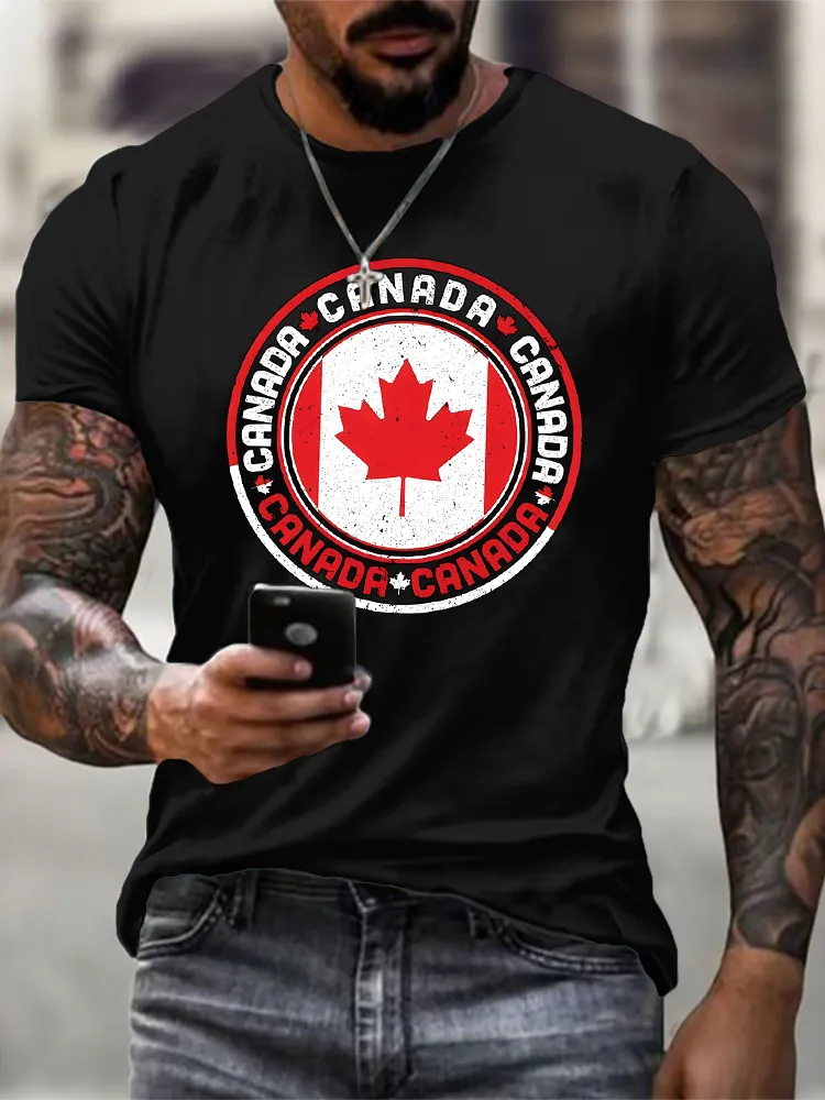 Men'S We Are Canada Strong We Will Never Yield To Tru.p T-Shirt