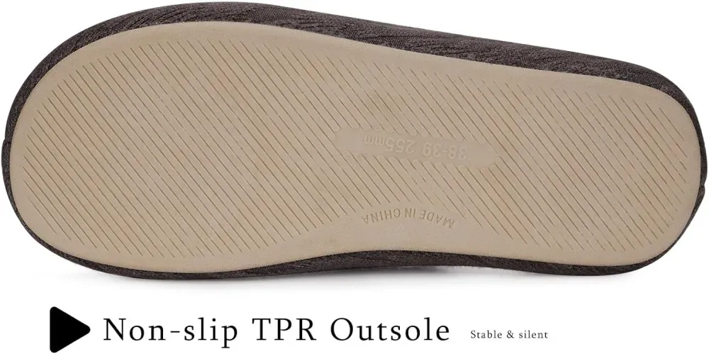 Slippers for Women Memory Foam Open Toe House Slippers Cute Comfy Bedroom Slides Slip on Slippers for Summer Indoor