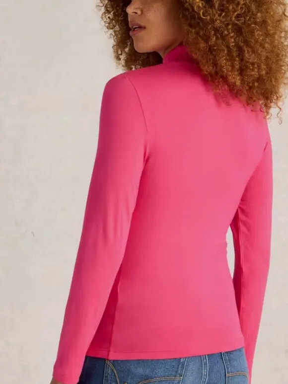 Slight Stretch Turtle Neck T-Shirt