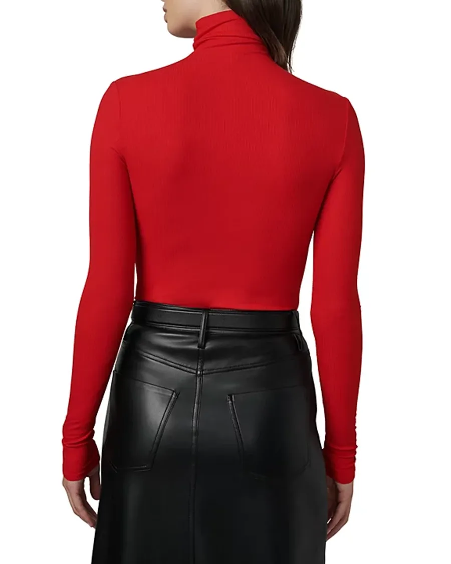 Elegant Style Long Sleeves Turtleneck Top