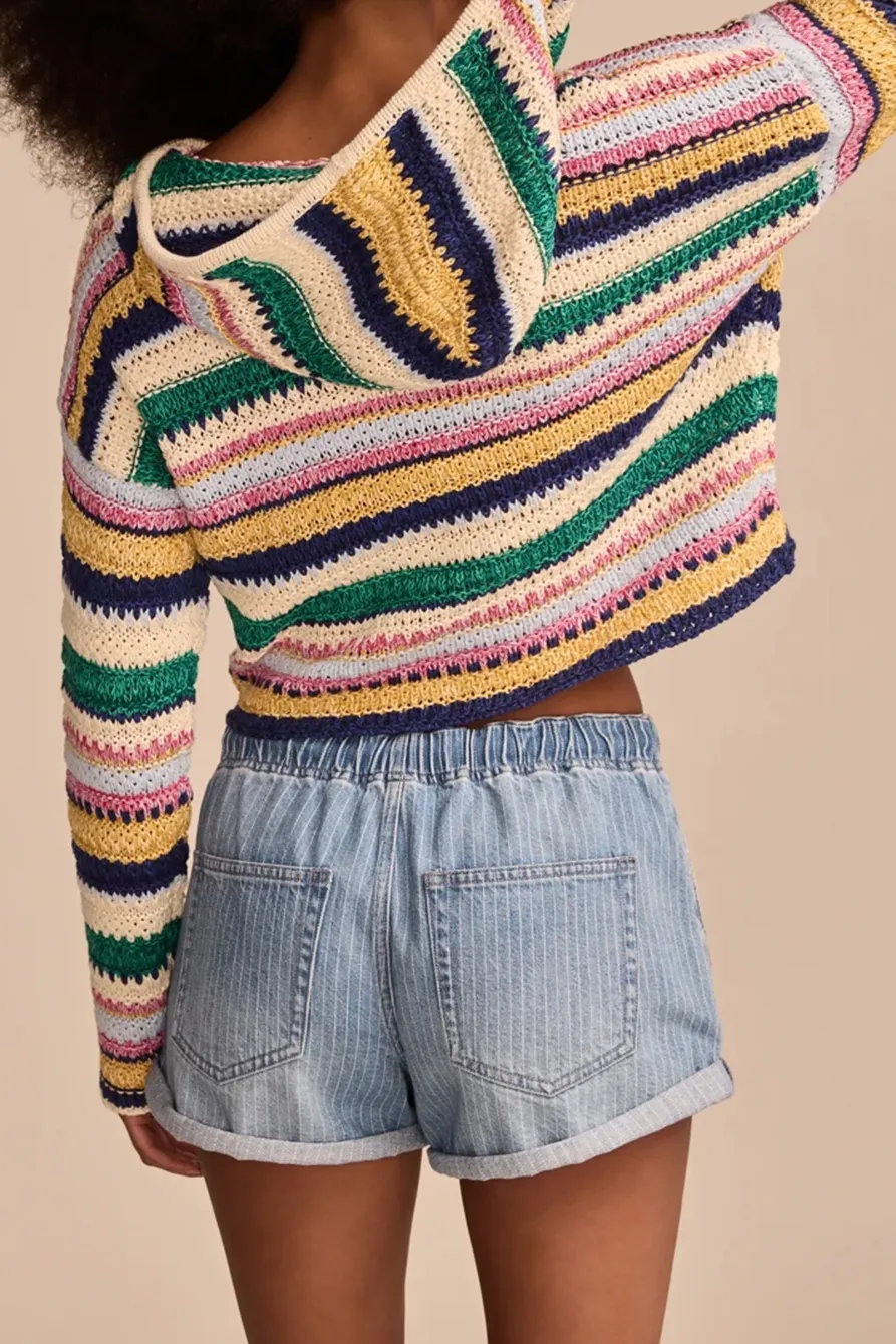 Multi Com Bocrochet Baja Hoodie