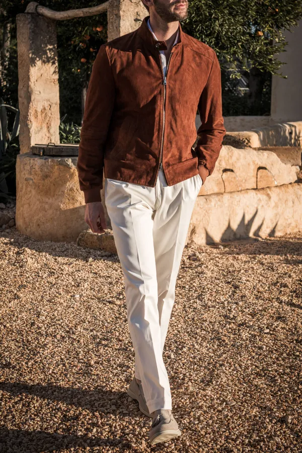 Rusty Soft Suede Jacket