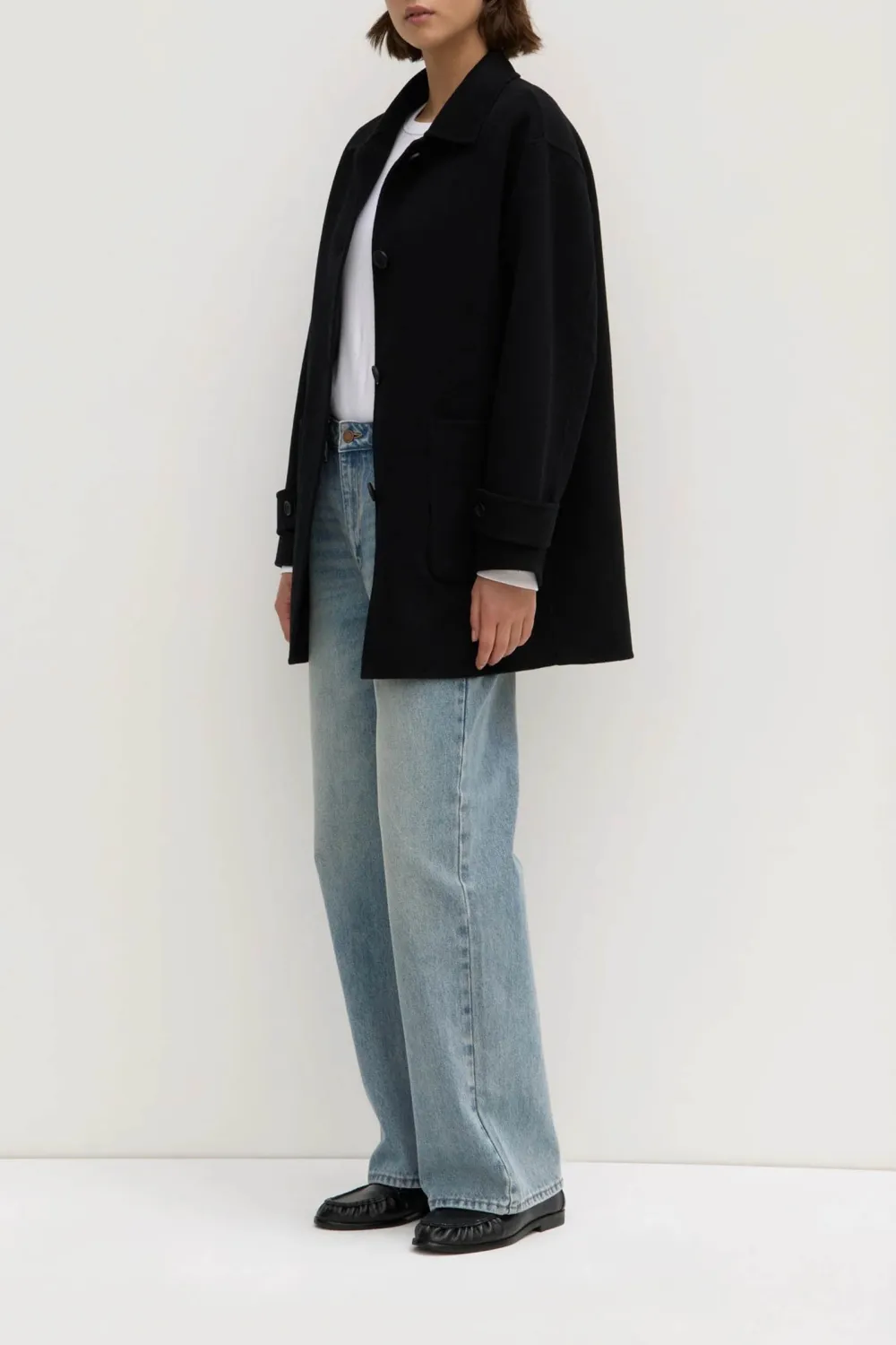 Double Sided Wool Short Jacket