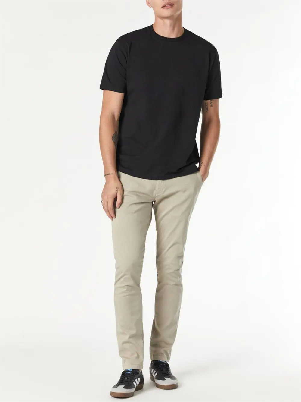 Slim Leg Straight Pants