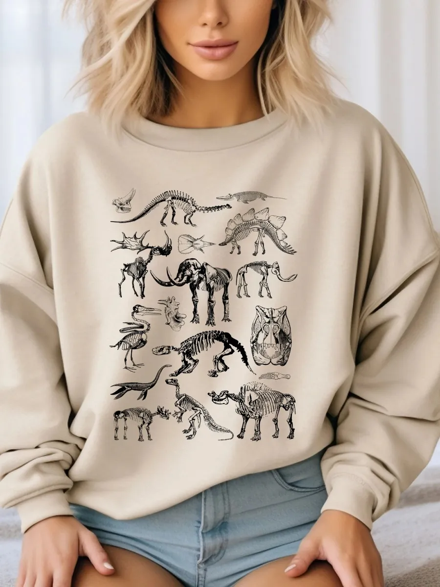 Dinosaur Skeleton Sweatshirt