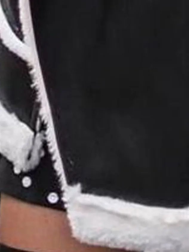 Casual plus velvet jacket