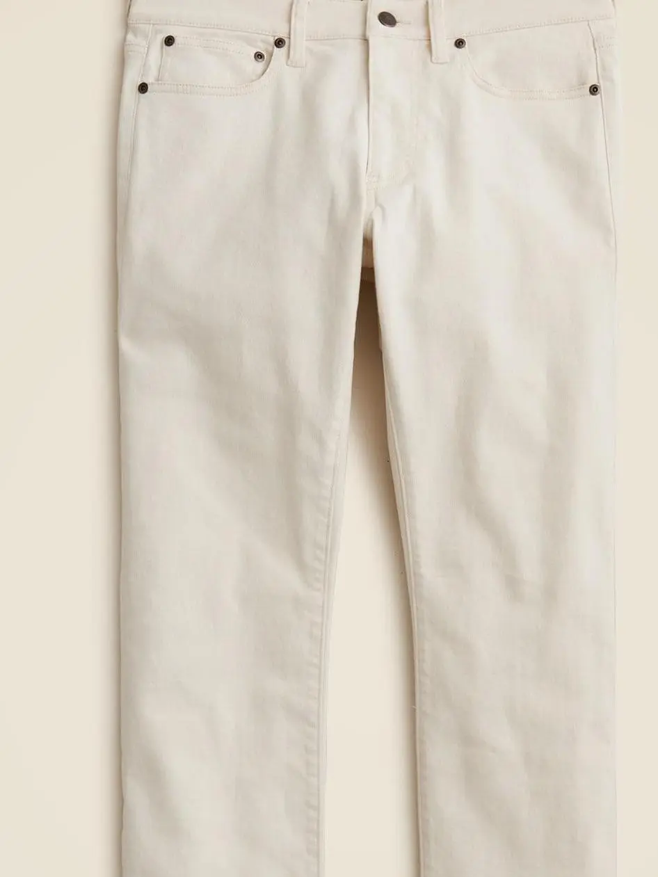 Off White Regular Fit Men's Jeans