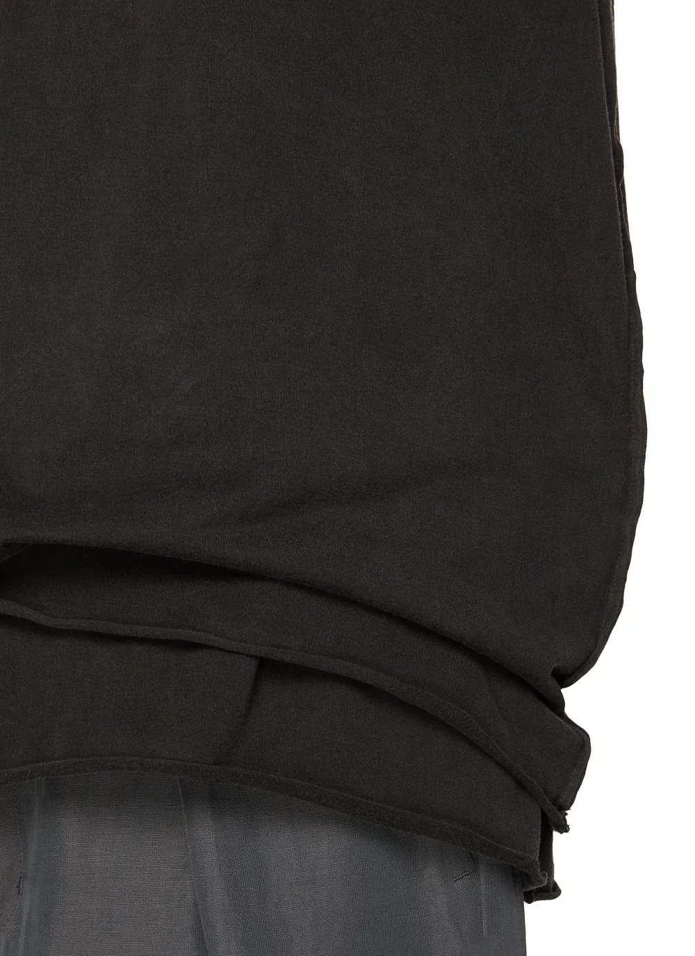 Simple Retro Niche Design Sense Crewneck Black T-Shirts