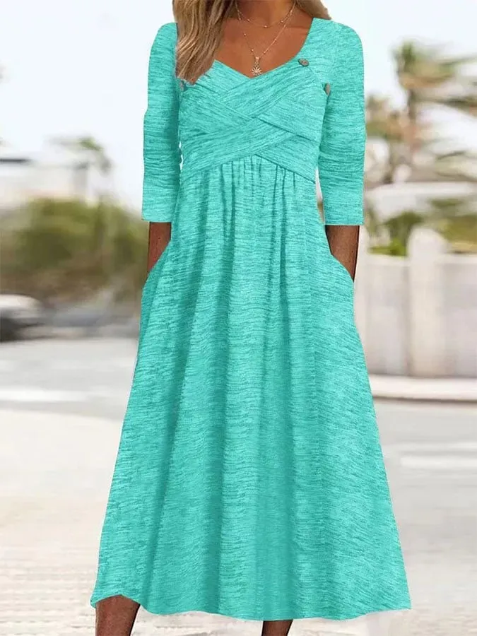 Women'S Casual Waist Dress