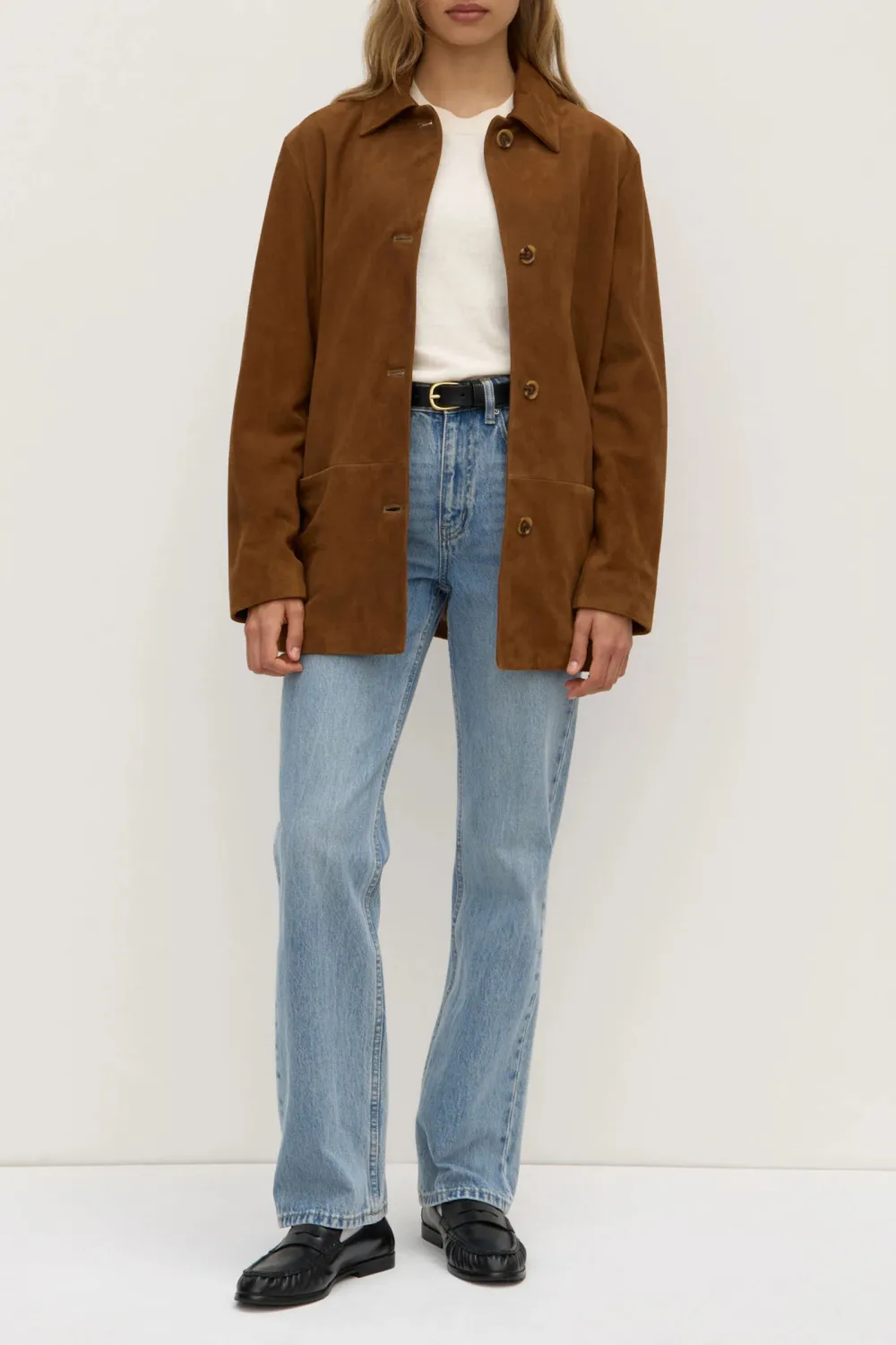 Goat Leather Suede Jacket