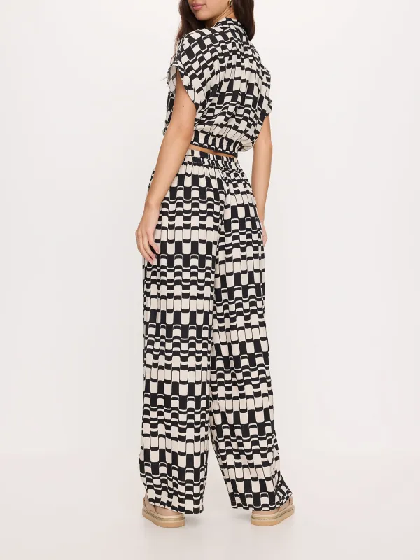 Art Graphic Resort Trousers