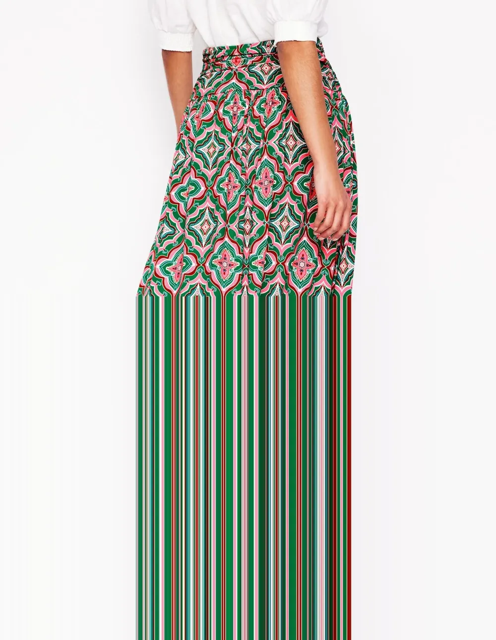 Rich Emerald Jersey Skirt