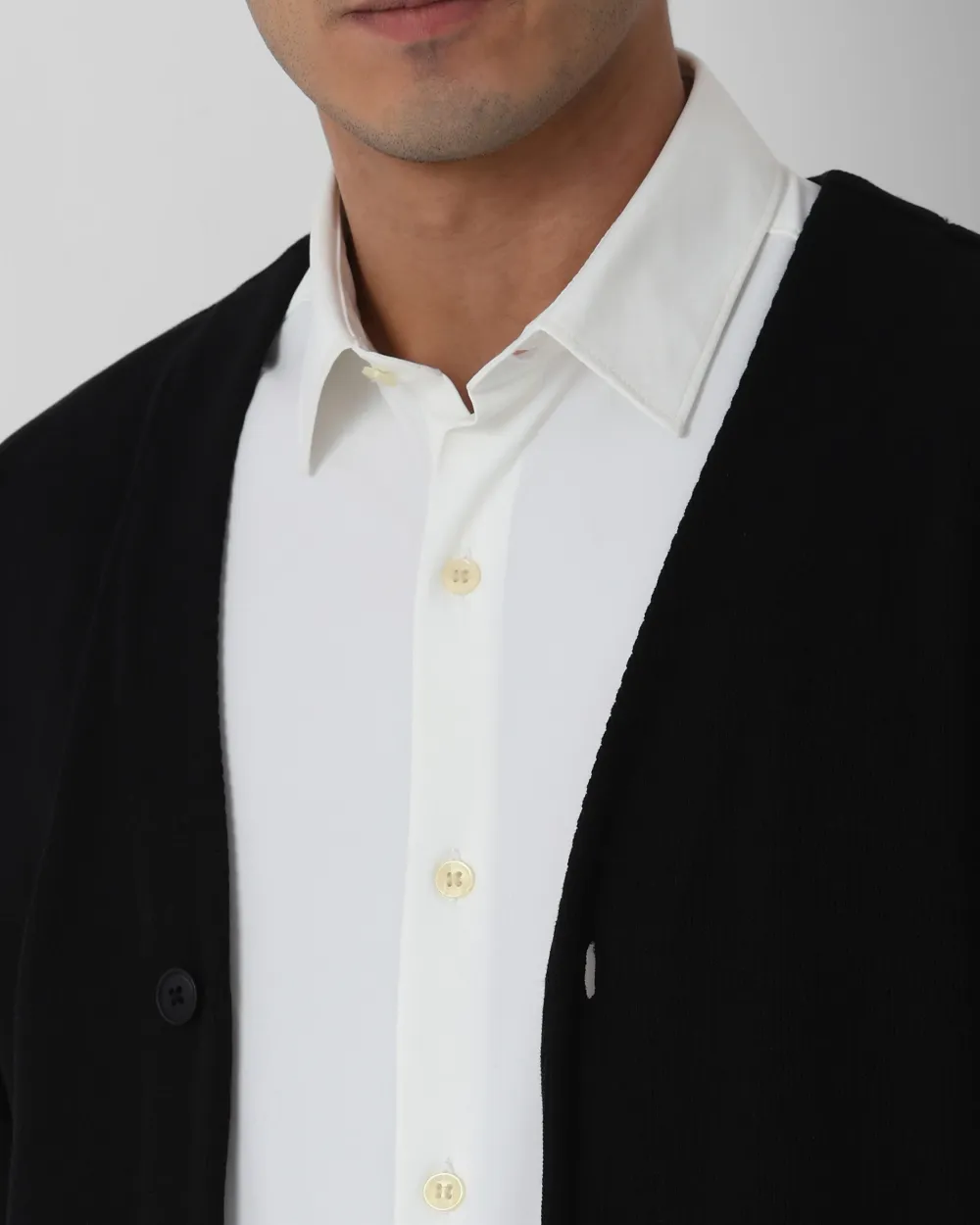 Leisure Comfortable Soft Daily Slim Black Sweater