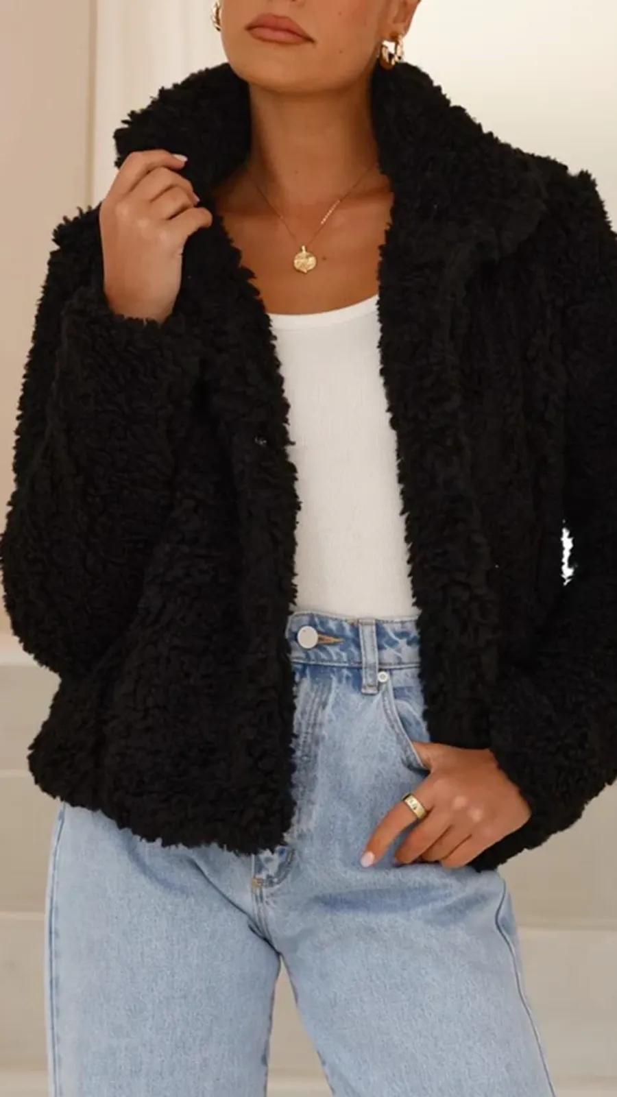 Soft Fleece Short Warm Jacket