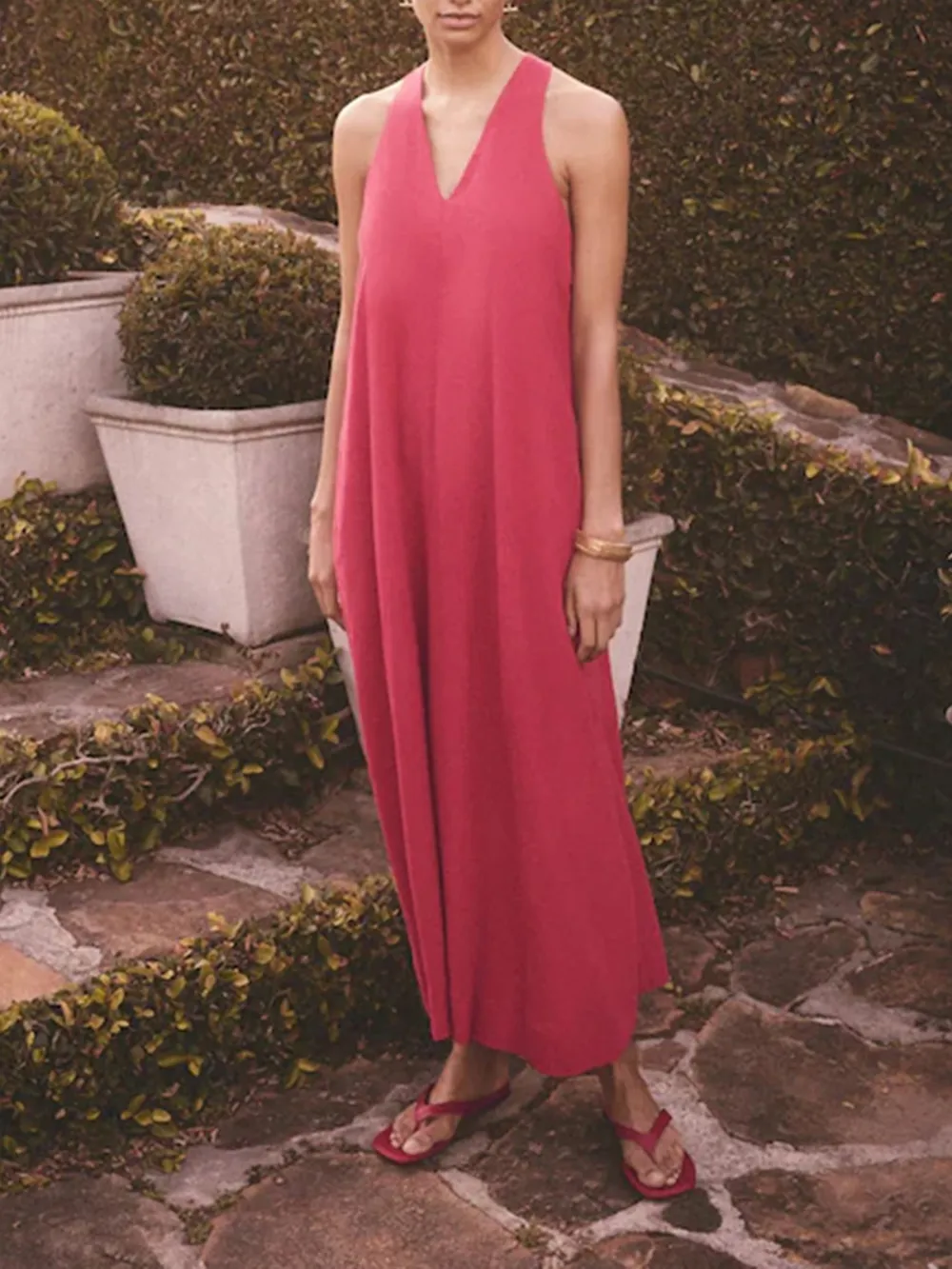 Casual Minimalist Neck-Strap Lightness Dress