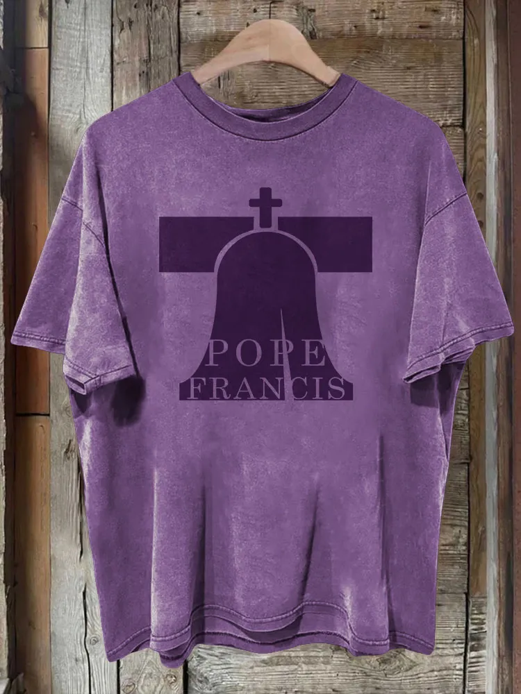 Men's 1936-2025 Print Short Sleeve Round Neck Cotton T-Shirt