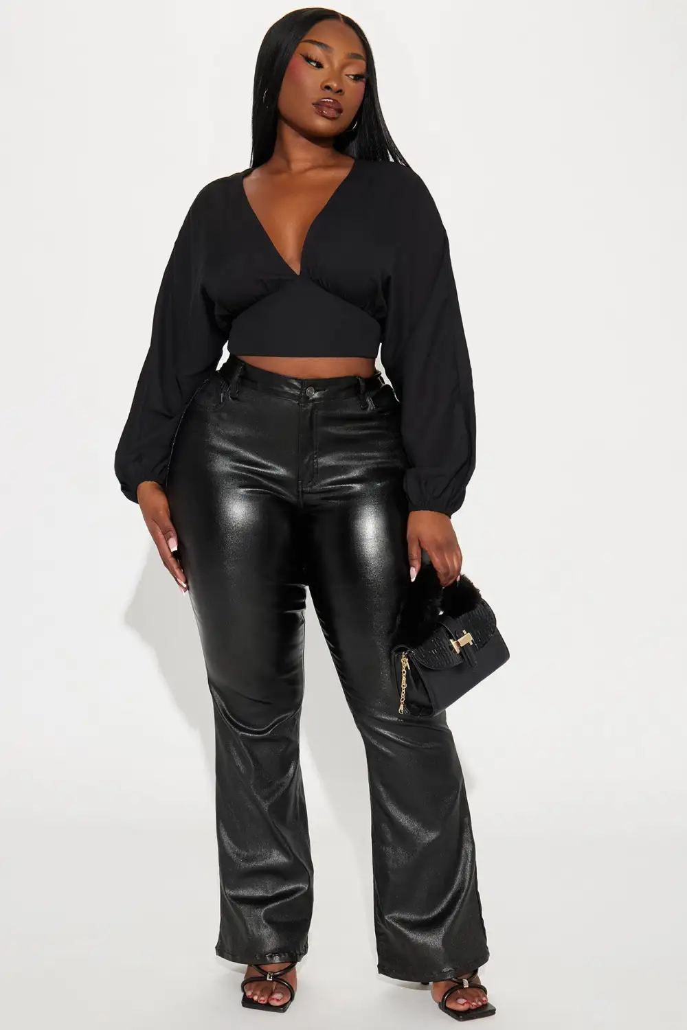 Mila Blouse Top - Black