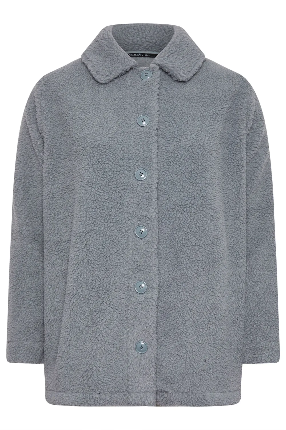 YOURS Curve Black Teddy Fleece Jacket