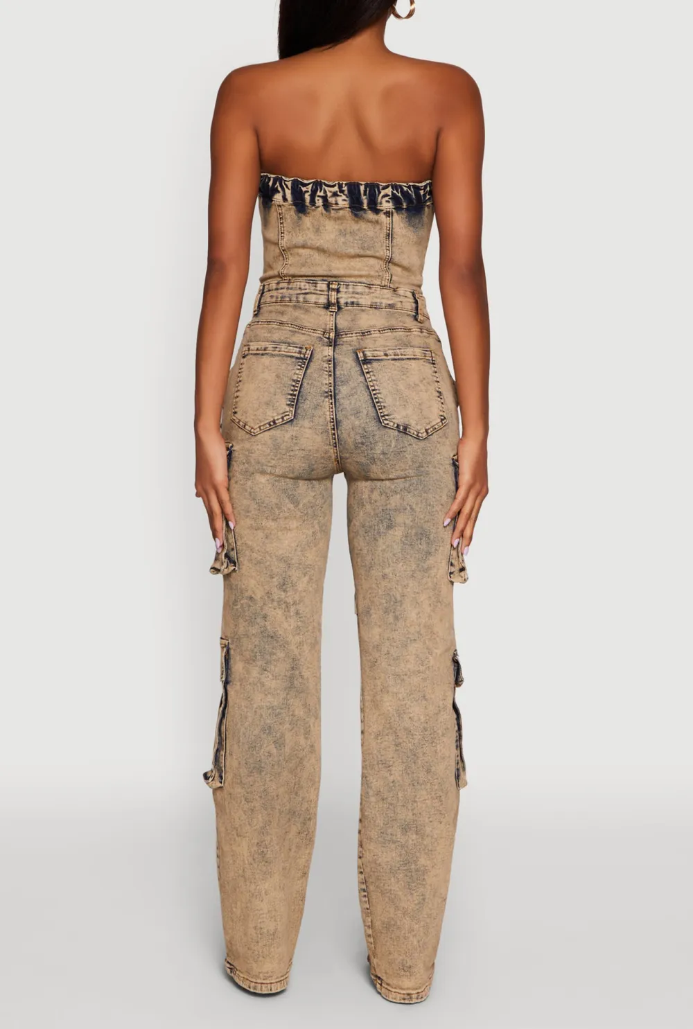 Cowboy Strapless Jumpsuit