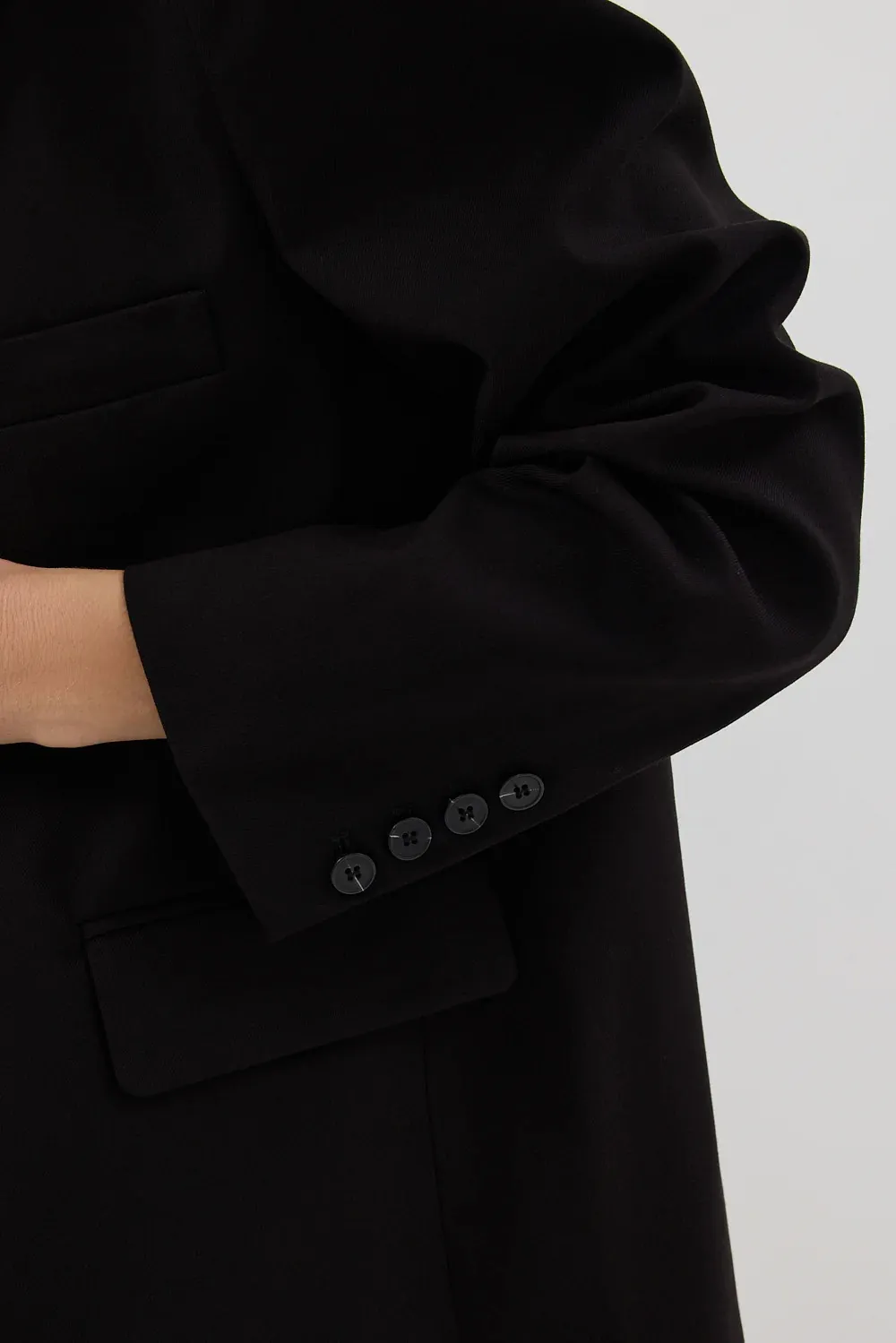 BLACK OVERSIZED BOYFRIEND BLAZER