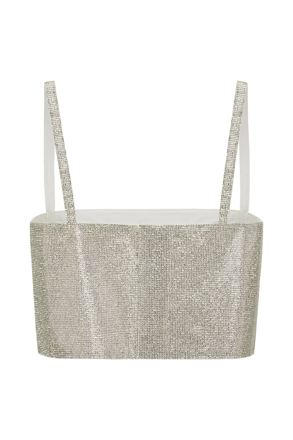 Rhinestone Short Camisole Top