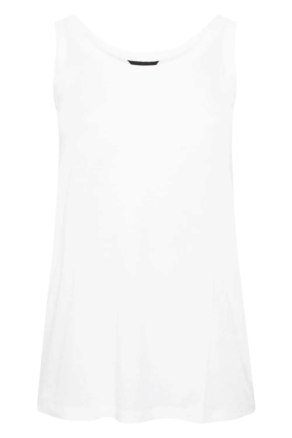 YOURS Curve White Vest Top