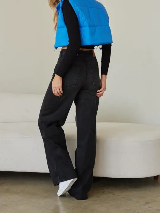 BDG Black Puddle Jeans