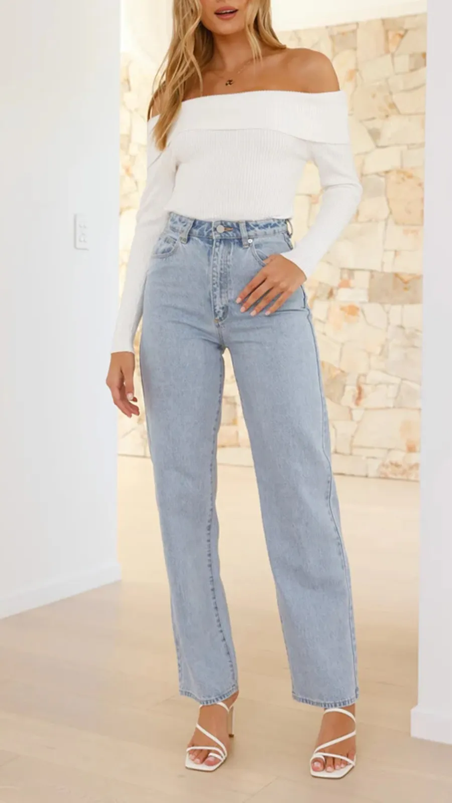 High Baggy Fit Jeans