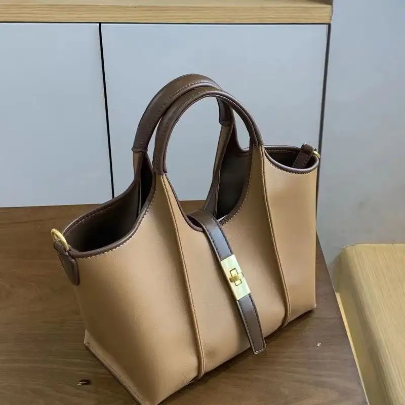 Roomy Canvas Bucket Bag