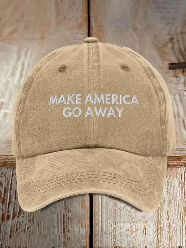 Retro Make American Go Away Pride Baseball Cap