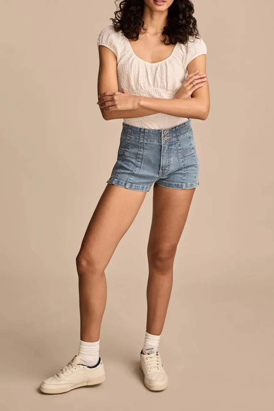 Olympian Blue High Rise Shorty