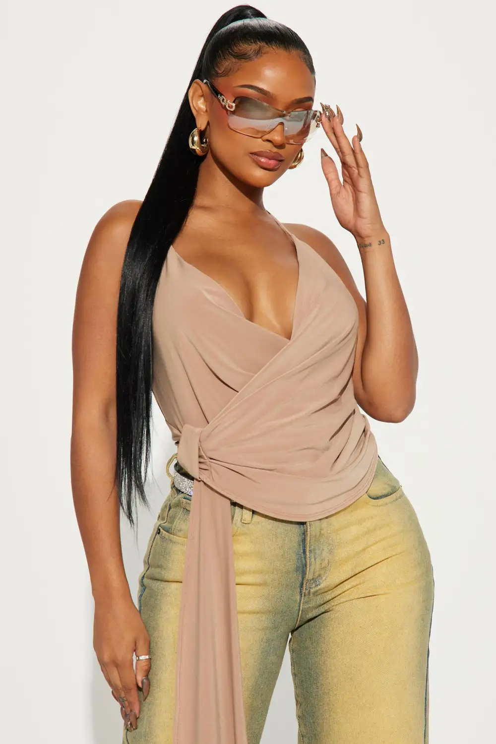 In Too Deep Top - Mocha