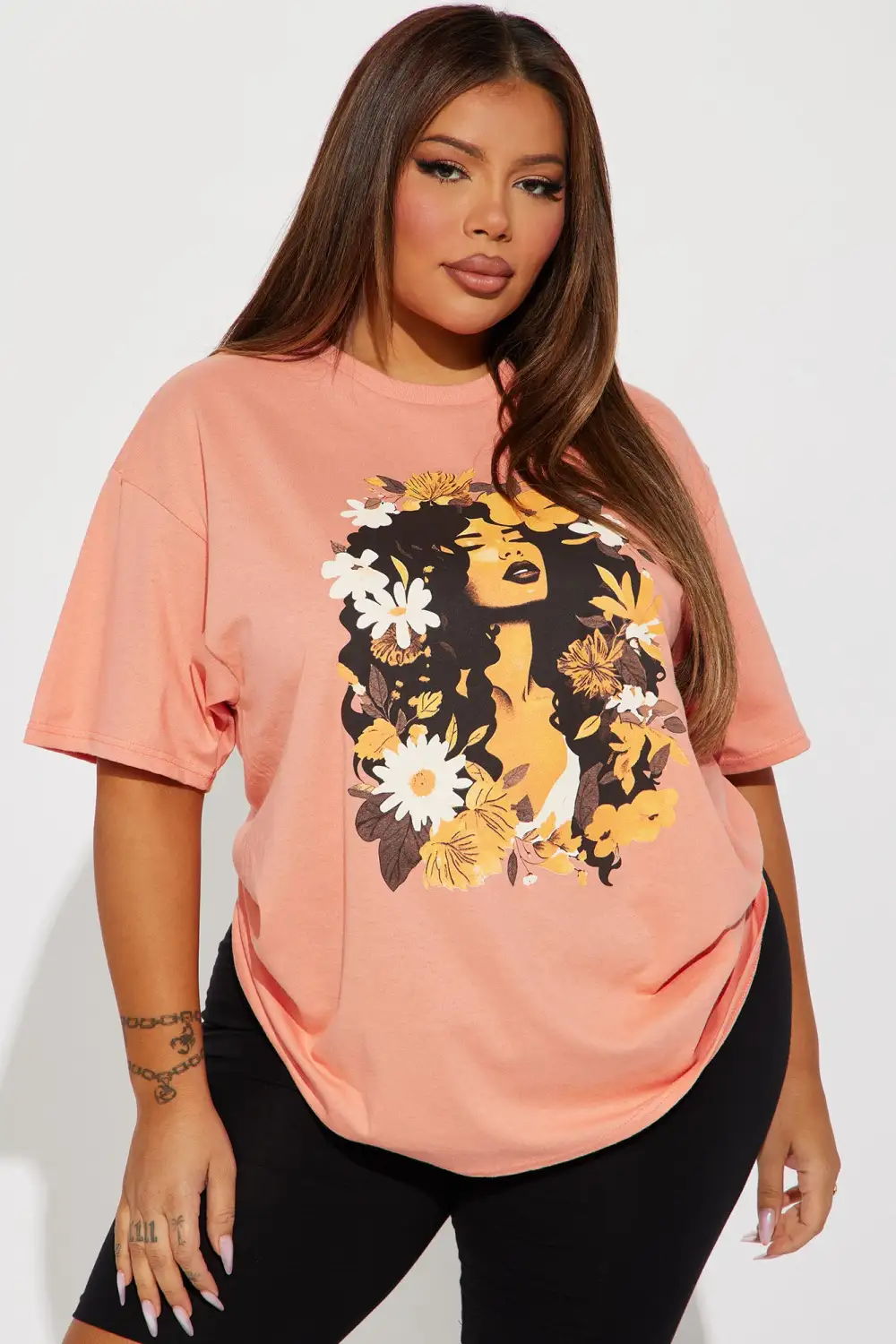 Inner Peace Graphic Tee - Blush