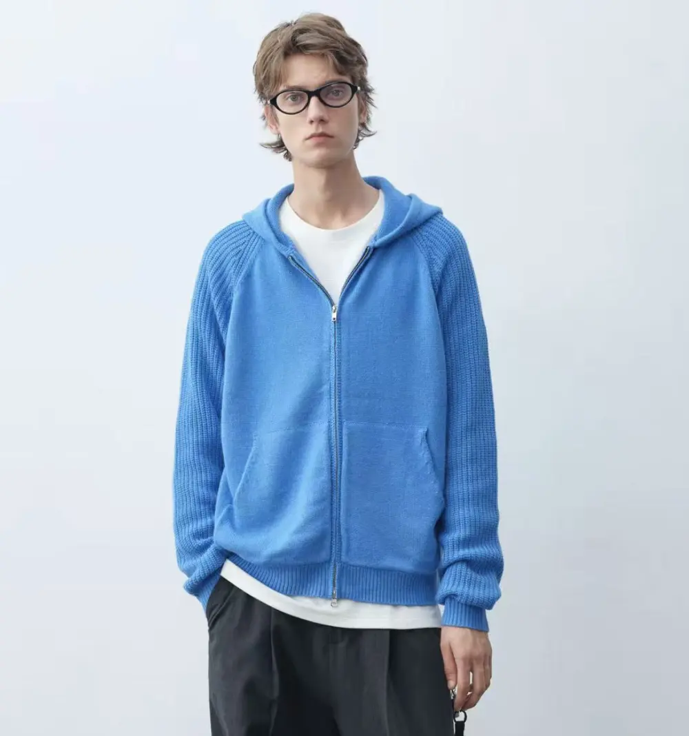 Multi-Color Anti-Pilling Loose And Simple Hooded Knitted Cardigan Sweater 2026, Fashionable, Trendy, Casual, Unisex, Versatile, And Preppy Style.