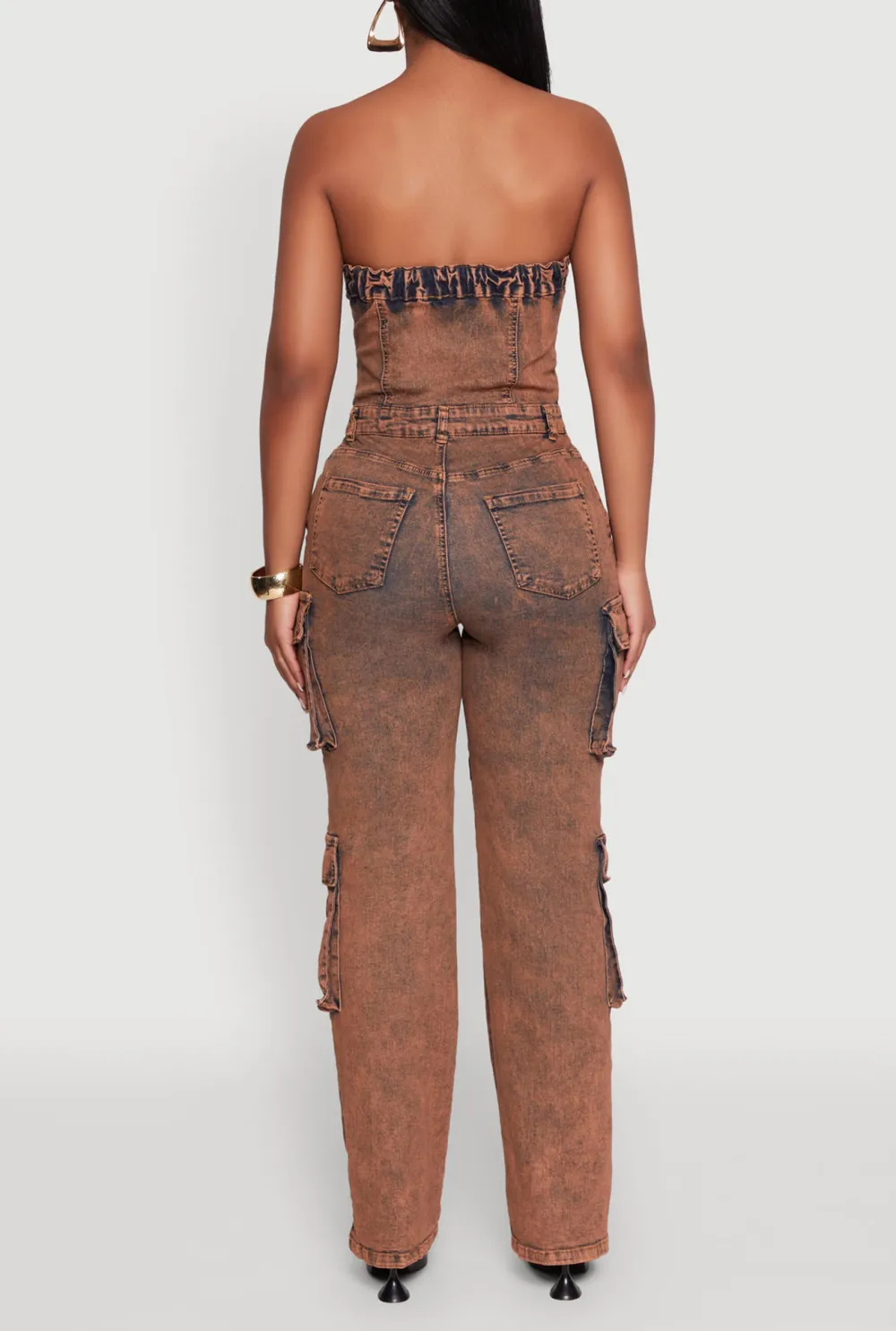 Cowboy Strapless Jumpsuit