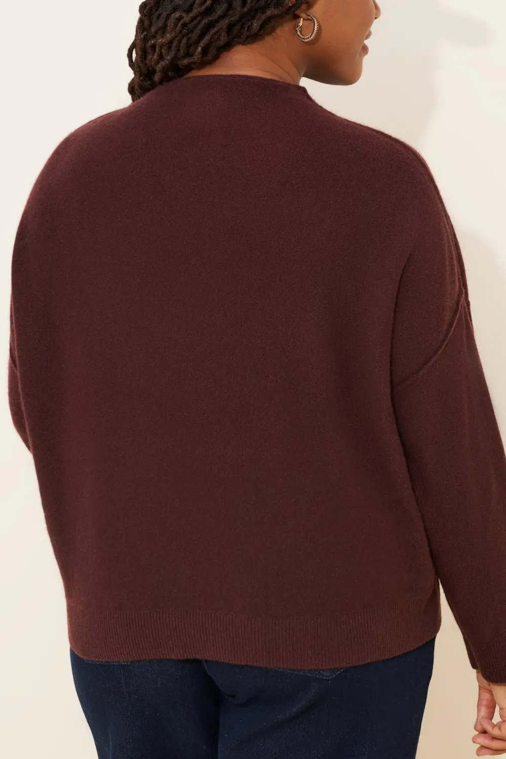 The Alani Cashmere Mock Neck Sweater